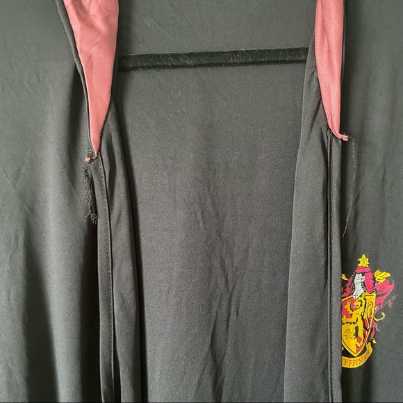 Harry Potter Gryffindor wizard robe black maroon L - Picture 4 of 11